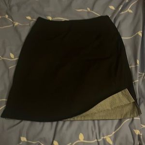 Talbots black cotton skirt-size 8
